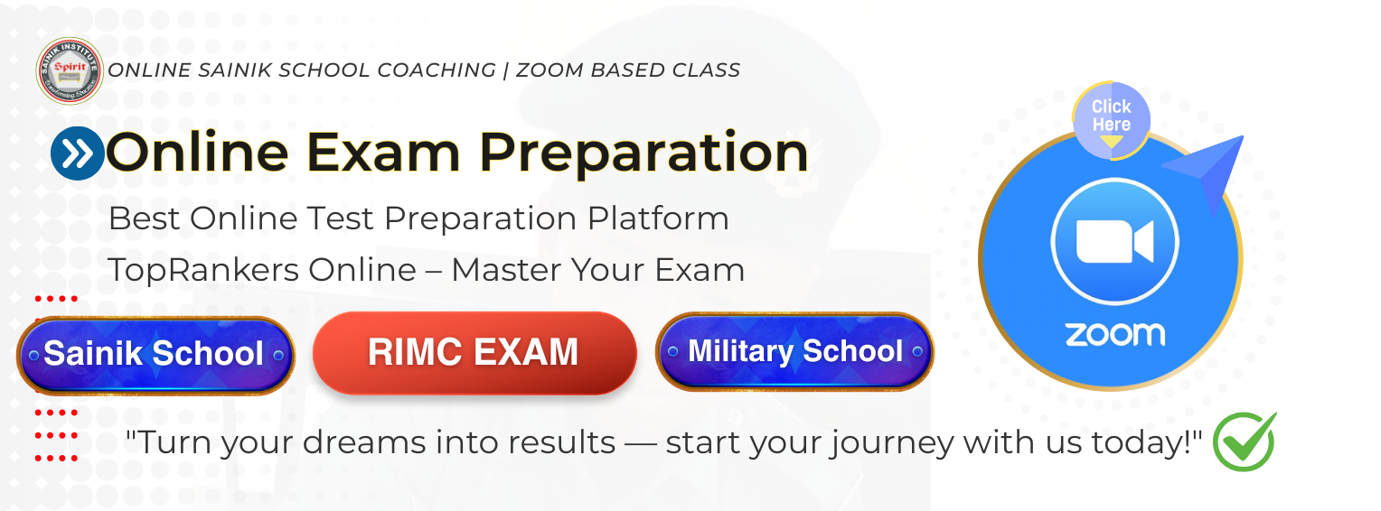 Best Online Sainik School Entrance Exam coaching In Lucknow